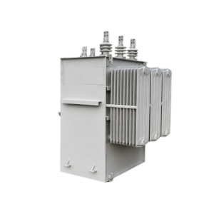 Substation transformer, 300 to 1000 kVA, with primary and secondary throat connections